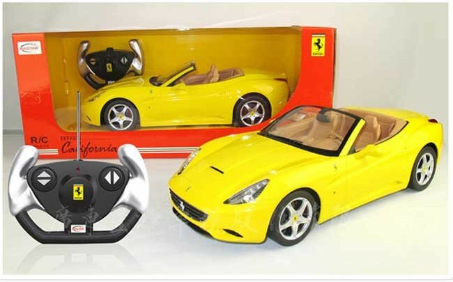 модель Машина р/у 1:12 Ferrari California (Жёлтая)